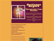 Tablet Screenshot of mariannemeyers.com